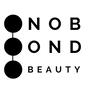 No Bond Beauty logotyp – svart bakgrund transparent